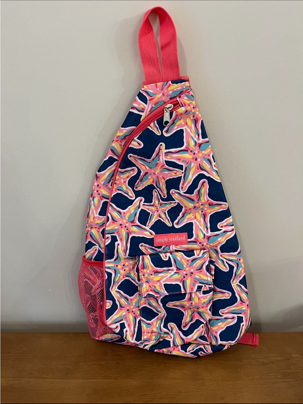 Simply southern sea star sling backpack